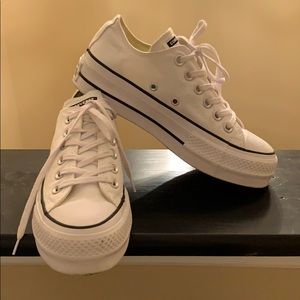 EUC Platform Converse - white and black
